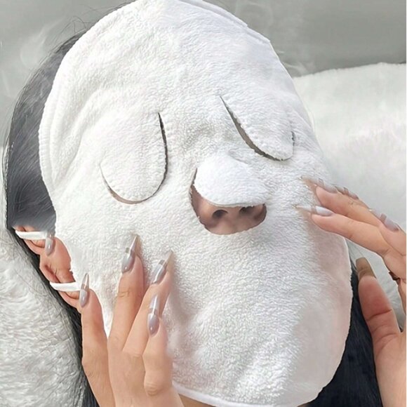 COPY - Hot Compress Face Towel Masks - Picture 1 of 4